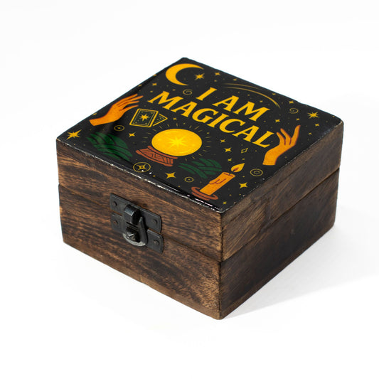Small Enamelled Box - I am Magical
