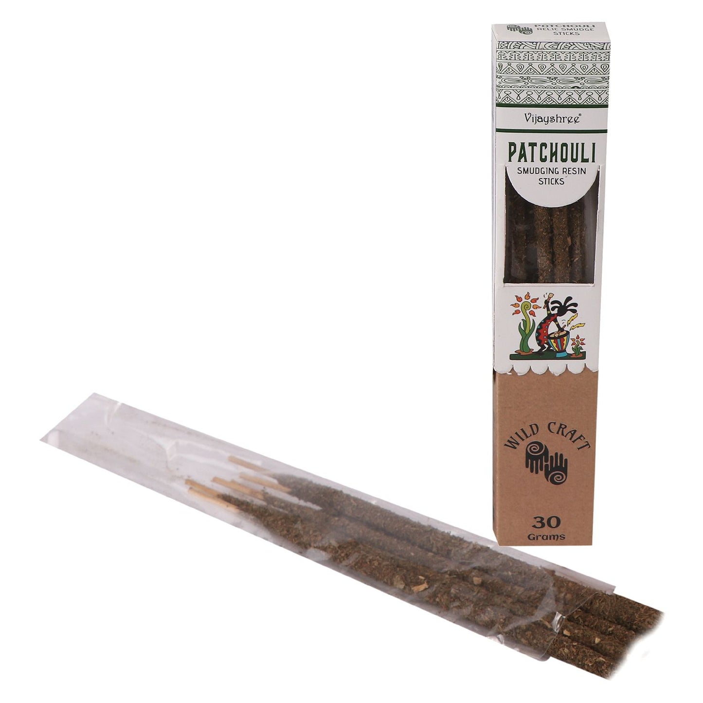 Golden Patchouli Smudging Resin Sticks – 30g