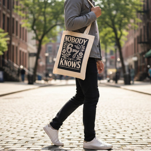 Nomad Sari Iconic Toni Tote Bag - Nobody Knows 67 - Natural 10oz