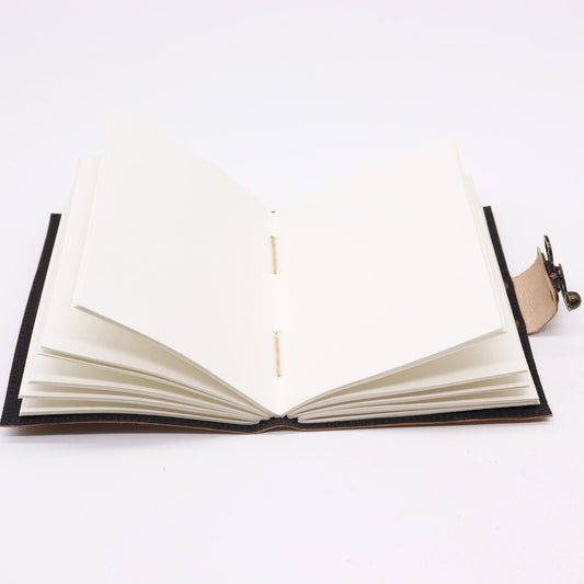 Leather Journel - Plain Paper - Life is Better with Friends