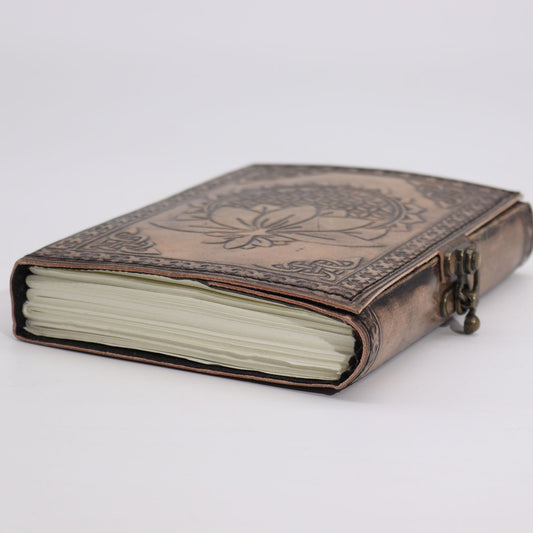Lotus Madala - Esoteric Notebook - Antique Grey - 200 pages Stich Edge- 17.5x12.5x3cm