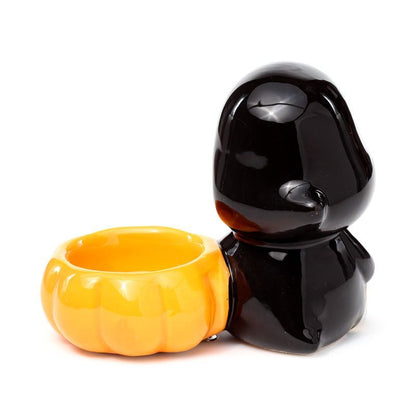 Ceramic Skull Boy Tea Light Candle Holder