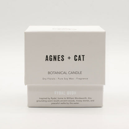 Agnes + Cat Botanical Soy Wax Candle - Rydal Oudh