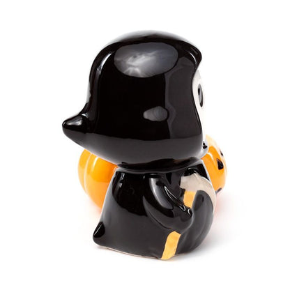 Ceramic Skull Boy Tea Light Candle Holder