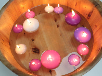 Large Floating Candle - Pink
