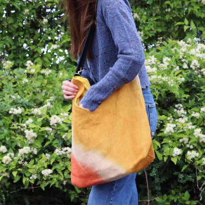 Soft Blend Shoulder Tote -Tumeric