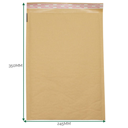 Kraft Padded Bubble Envelope (245x350+40mm)