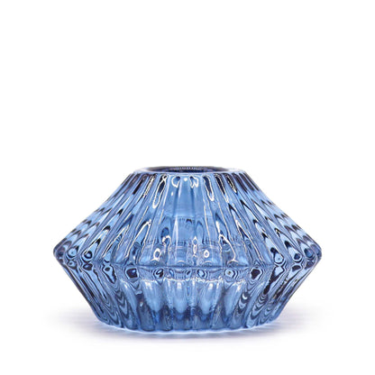 Flower Flip Dinner Candle / Tealight Holder - Royal Blue