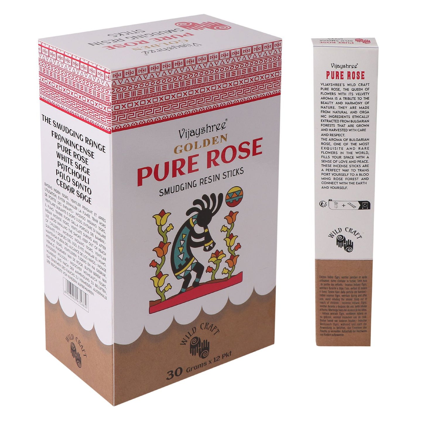 Golden Pure Rose Smudging Resin Sticks – 30g