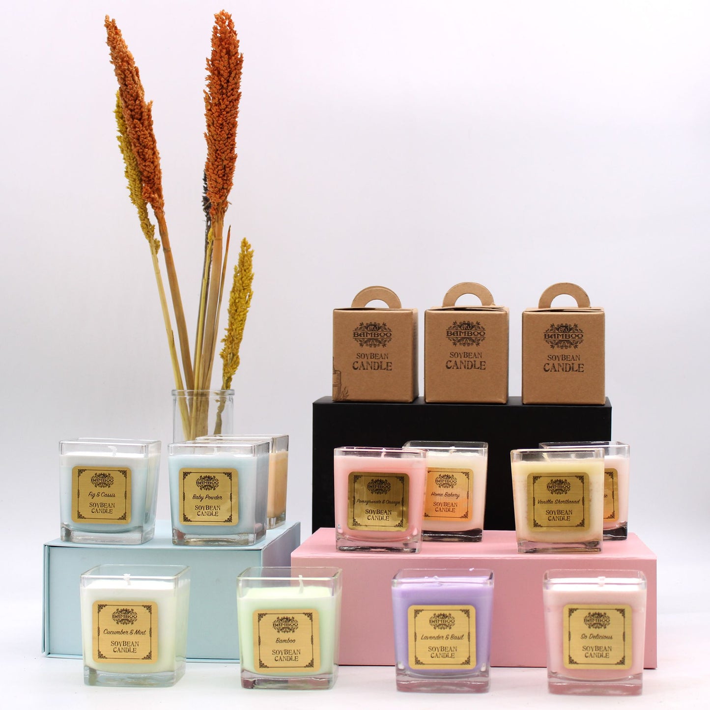 Soybean Candles - Pomegranate & Orange