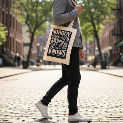 Nomad Sari Iconic Toni Tote Bag - Nobody Knows 67 - Natural 10oz