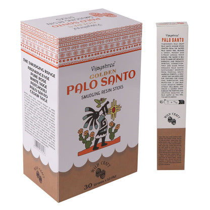 Golden Palo Santo Smudging Resin Sticks – 30g