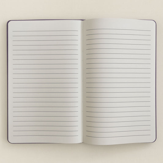 Lavender Velvet Notebook - 80 pages - Believe Yourself