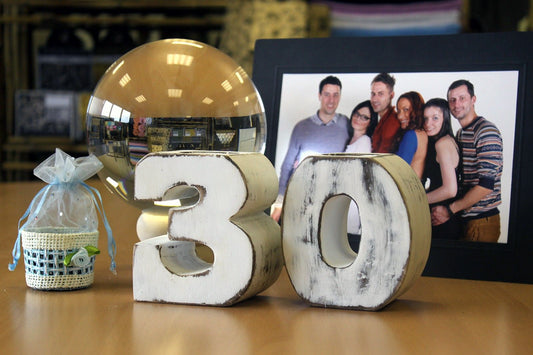 Wooden Birthday Numbers - No.3