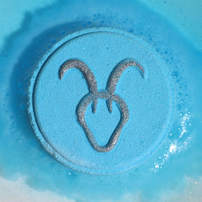 Set of Zodiac Bath Fizzers with Horoscope - Capricorn