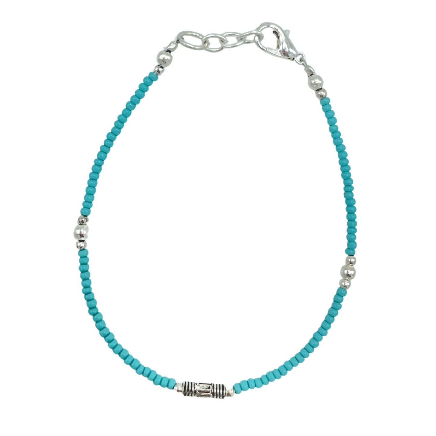 Nepalese Extra Fine Gem Bracelet - Turquoise & Teardrop