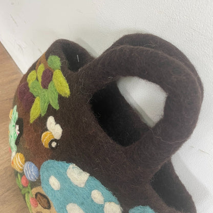 Fairy Garden Felted Bag