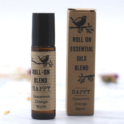 Agnes + Cat Roll On Essential Oil Blend - HAPPY